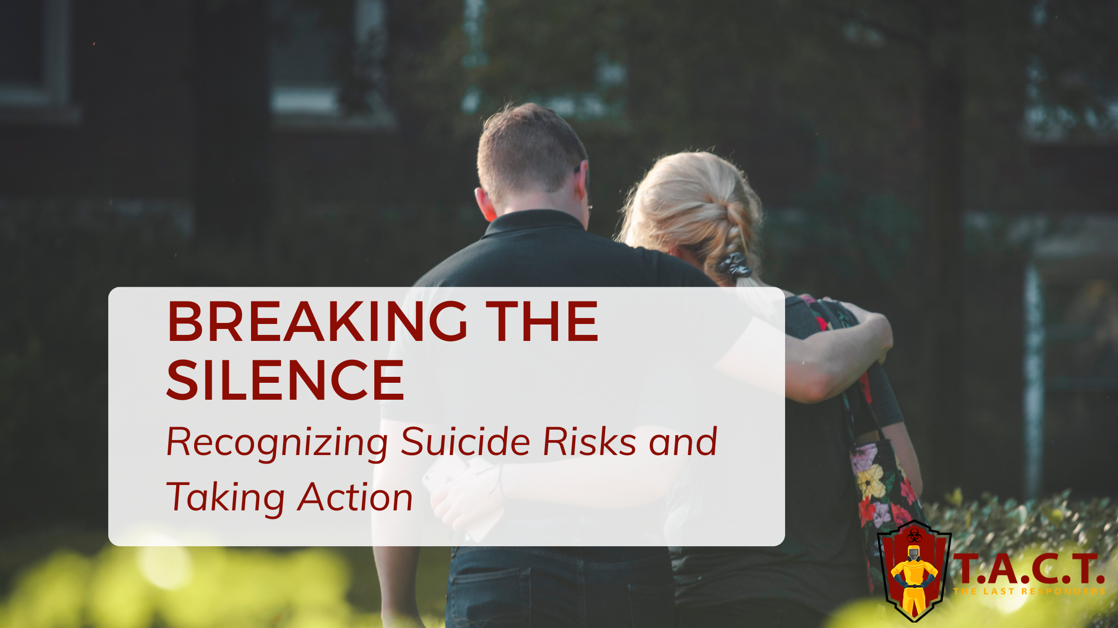 Breaking the Silence: Recognizing Suicide Risks and Taking Action